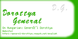 dorottya general business card